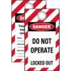L/OUT TAG WITH EYELET-DO NOT OPER LKD OUT D/S PK10  thumbnail-0