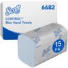 6682 Xtra Hand Towels Med Blue (15 Sleeves) thumbnail-0