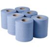 Centrefeed Blue Roll, 2 Ply, 6 Rolls thumbnail-1