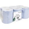 Centrefeed Wiper Roll, Blue, 2 Ply, 375 Sheets, 150m Roll, Pack of 6 Rolls thumbnail-0