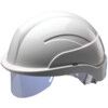 Vision Plus, Safety Helmet, White, ABS, Vented, Reduced Peak, Includes Side Slots thumbnail-0