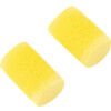 Classic One Touch, Disposable Ear Plugs, Uncorded, Not Detectable, Barrel, 28dB, Yellow, PVC, Pk-500 Pairs thumbnail-0
