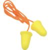 E-A-RSoft™ FX™, Disposable Ear Plugs, Corded, Not Detectable, Flared Bullet, 39dB, Yellow, Foam, Pk-200 Pairs thumbnail-0