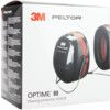 Optime™ III, Ear Defenders, Neckband, No Communication Feature, Not Dielectric, Black Cups thumbnail-3