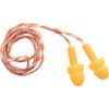 Whisper, Reusable Ear Plugs, Corded, Not Detectable, 23dB, Orange, TPE, Pk-50 Pairs thumbnail-0