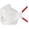 Aura 9330+ Disposable Mask, Unvalved, White/Red, FFP3, Filters Particulates, Pack of 240 thumbnail-0