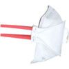 Aura 9330+ Disposable Mask, Unvalved, White/Red, FFP3, Filters Particulates, Pack of 240 thumbnail-1