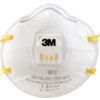 8812 Disposable Mask, Valved, White/Yellow, FFP1, Filters Dust/Mist/Particulates, Pack of 10 thumbnail-0