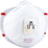 8833 Disposable Mask, Valved, White/Red, FFP3, Filters Dust/Mist/Fumes, Pack of 10 thumbnail-0
