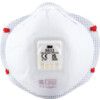 8833 Disposable Mask, Valved, White/Red, FFP3, Filters Dust/Mist/Fumes, Pack of 10 thumbnail-1