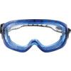 Blast, Safety Goggles, Polycarbonate, Clear Lens, Blue Frame, Indirect Ventilation, Anti-Fog/Chemical-resistant/Impact-resistant/Scratch-resistant thumbnail-1
