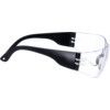 Safety Glasses, Clear Lens, Wraparound Frame, Black Frame, Anti-Fog/Anti-scratch thumbnail-1