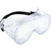Safety Goggles, Polycarbonate, Clear Lens, PVC, Clear Frame, Direct Ventilation, Impact-resistant thumbnail-0
