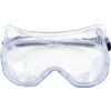 Safety Goggles, Polycarbonate, Clear Lens, PVC, Clear Frame, Direct Ventilation, Impact-resistant thumbnail-1