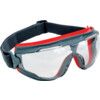 Safety Goggles, Polycarbonate, Clear Lens, Plastic, Grey/Red Frame, Direct Ventilation, Anti-Fog/Scratch-resistant thumbnail-0