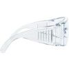 Safety Glasses, Clear Lens, Clear Frame, Impact-resistant thumbnail-1