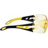 Pheos, Safety Glasses, Amber Lens, Frameless, Black/Yellow Frame, Anti-Fog/Impact-resistant/Scratch-resistant/UV-resistant thumbnail-1