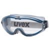 Ultrasonic, Safety Goggles, Polycarbonate, Clear Lens, Blue Frame, Indirect Ventilation, Anti-Mist/Scratch-resistant thumbnail-0