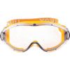 Ultrasonic, Safety Goggles, Polycarbonate, Clear Lens, Grey/Orange Frame, Indirect Ventilation, Anti-Fog/Scratch-resistant/UV-resistant thumbnail-1