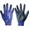 11-618 HyFlex® Ultralite Mechanical Hazard Gloves, Black/Blue, Nylon Liner, Polyurethane Coating, EN388: 2016, 3, 1, 2, 1, X, Size 8 thumbnail-0