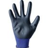 11-618 HyFlex® Ultralite Mechanical Hazard Gloves, Black/Blue, Nylon Liner, Polyurethane Coating, EN388: 2016, 3, 1, 2, 1, X, Size 8 thumbnail-2