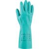 37-675 Solvex Chemical Resistant Gauntlet, Green, Nitrile, Cotton Flocked Liner, Size 9 thumbnail-1