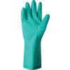37-675 Solvex Chemical Resistant Gauntlet, Green, Nitrile, Cotton Flocked Liner, Size 11 thumbnail-3