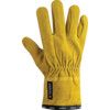 17 Tegera, Heat Resistant Gloves, Yellow, Cowhide, Cotton Liner, Cowhide Coating, 100°C Max. Compatible Temperature, Size 10 thumbnail-1