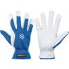 217 Tegera, Cold Resistant Gloves, Blue/White, Nylon/Polyester Liner, Leather Coating, Size 10 thumbnail-0