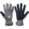 417 Tegera, Cold Resistant Gloves, Black/Grey, Fleece/Polyester Liner, Leather Coating, Size 11 thumbnail-0