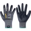 Tegera, Cut Resistant Gloves, Black, EN388: 2016, 4, X, 4, 4, C, Nitrile Palm, Nylon, Size 9 thumbnail-0