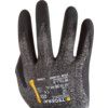Tegera, Cut Resistant Gloves, Black, EN388: 2016, 4, X, 4, 4, C, Nitrile Palm, Nylon, Size 9 thumbnail-4
