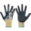 Tegera Infinity, Cut Resistant Gloves, Black/Yellow, EN388: 2016, 4, X, 4, 3, D, PU ¾ Coated, Glass Fibre Thread/Nylon/Spandex, Size 9 thumbnail-0