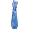 690, Chemical Resistant Gloves, Blue, PVC, Cotton Liner, Size 8 thumbnail-1