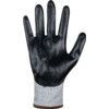 Cut Resistant Gloves, 13 Gauge Cut B, Size 10, Black & Grey, Nitrile Foam Palm, EN388: 2016, Pack of 12 Pairs thumbnail-2
