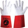 ST/100 Ultima, Welding Gloves, Red/White, Leather, Size 10 thumbnail-0