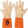 DST/555 Ultima, Welding Gloves, Orange/Yellow, Leather, Size 10 thumbnail-0