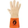 DST/555 Ultima, Welding Gloves, Orange/Yellow, Leather, Size 10 thumbnail-1