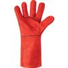 G10, Welding Gauntlet, Red, Split Leather, Size 10 thumbnail-2