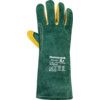 2000042, Welding Gloves, Green/Yellow, Kevlar/Leather, 340mm, Size 9 thumbnail-1