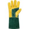2000042, Welding Gloves, Green/Yellow, Kevlar/Leather, 340mm, Size 10 thumbnail-2