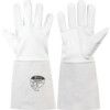 LMW124 Tigmaster™, Welders Gauntlet, White, Leather, 340mm, Size L thumbnail-0