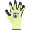 A140, Cold Resistant Gloves, Black/Yellow, Acrylic Liner, Latex Coating, Size L thumbnail-1