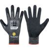 Cut Resistant Gloves, Foam Nitrile Palm Coated, Black, Cut F, Size 9 thumbnail-0
