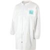 2000-WH Microgard Chemical Protective Lab Coat, Disposable, Unisex, White, Microporous Polyethylene Laminate, L thumbnail-0