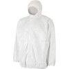 PP33, Chemical Protective Jacket, Disposable, Unisex, White, HDPE, L thumbnail-0