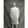 Chemical Protective Lab Coat, Disposable, Unisex, White, PE Laminate, XL thumbnail-0