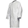 PL30S, Chemical Protective Lab Coat, Disposable, Unisex, White, HDPE, L thumbnail-0