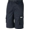 Cargo Shorts, Black, 34" Waist, Polycotton thumbnail-0