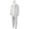 4500W, Chemical Protective Coveralls, Disposable, White, Polypropylene, Zipper Closure, Chest 43-45", XL thumbnail-0
